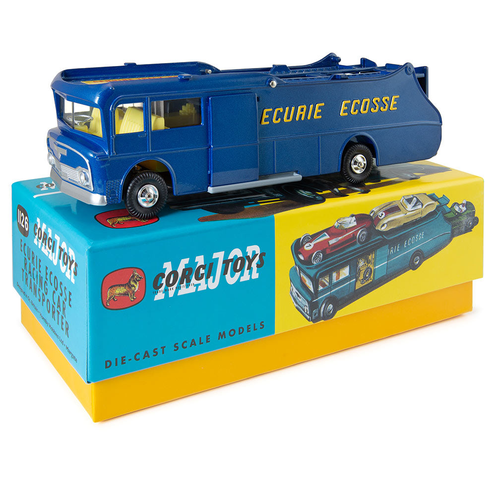 Camion Transporteur De Voitures De Course Corgi Major - Écurie Écosse Racing, 1959, Avec Jaguar