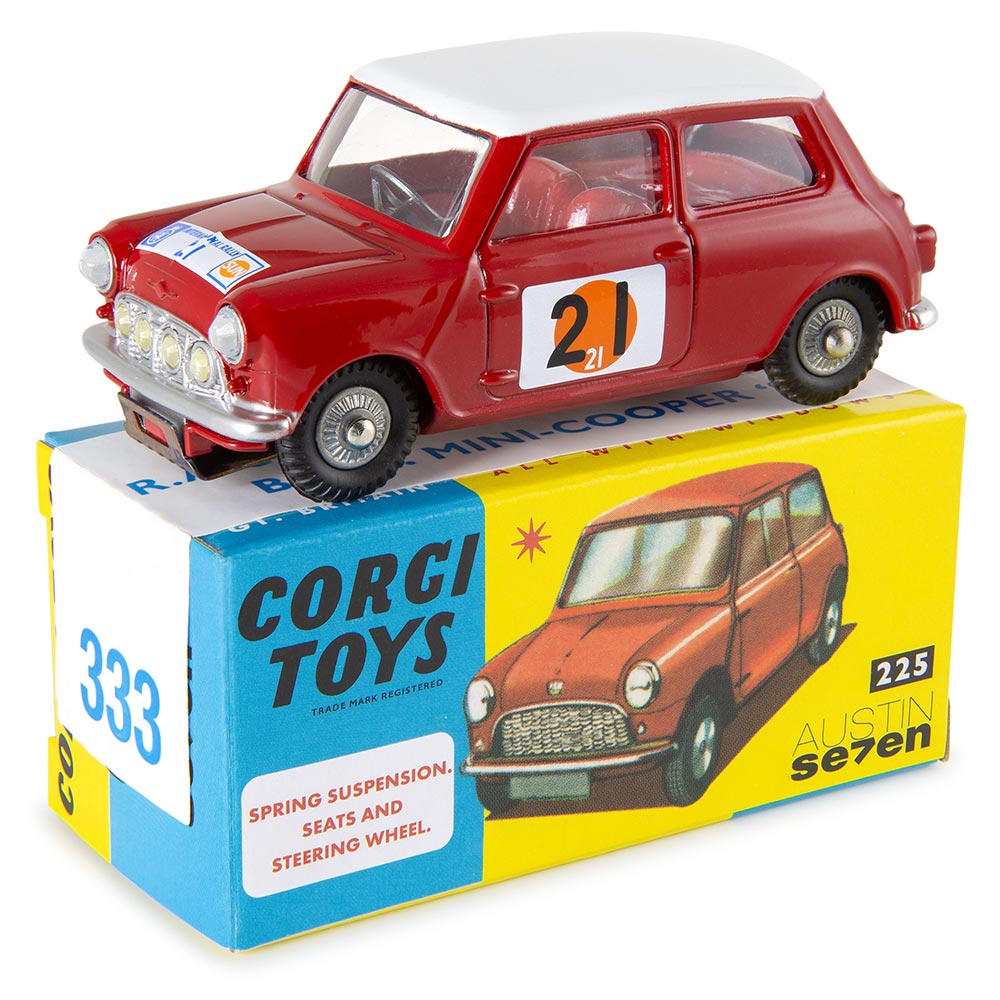 Corgi 339. BMC MINI COOPER S. Rare insigne MORRIS. MONTE-CARLO 1967 Corgi 339. BMC MINI COOPER S. Rare insigne MORRIS. MONTE-CARLO 1967