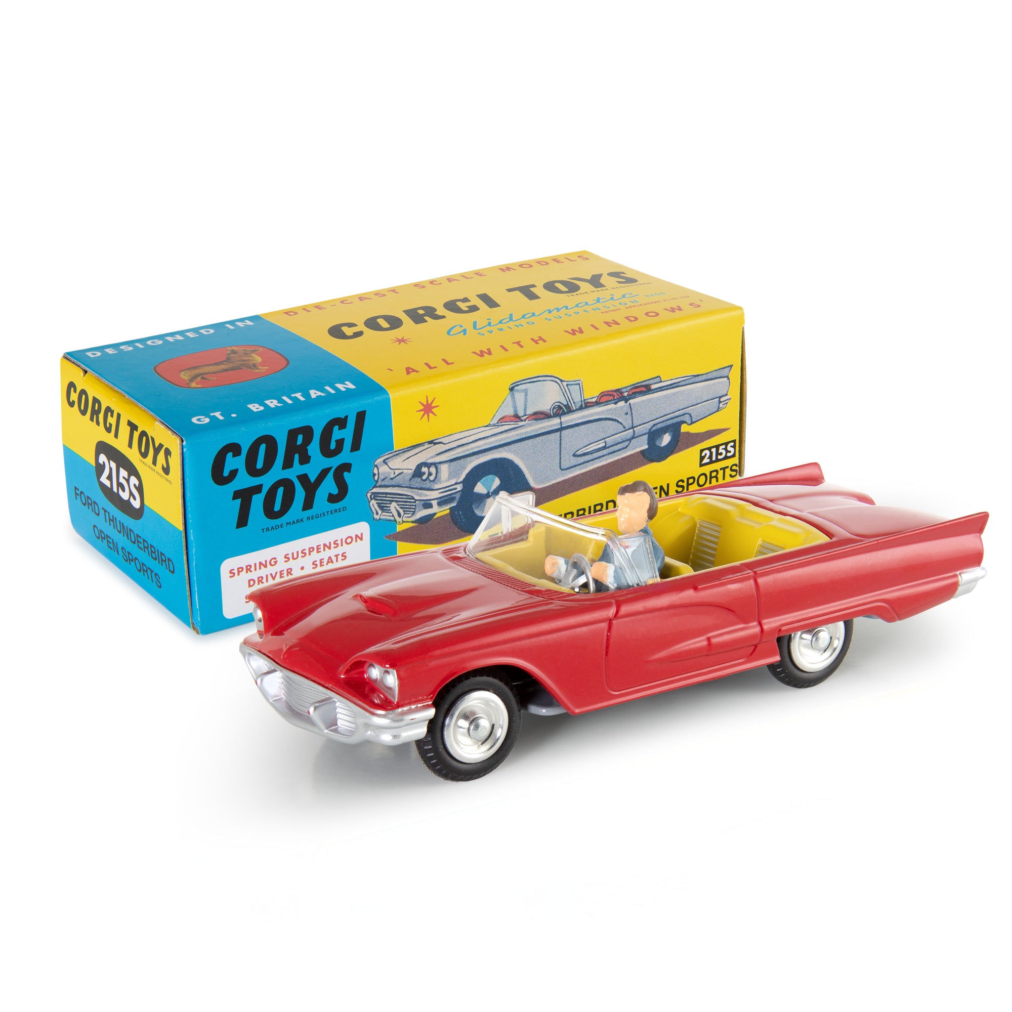 CORGI TOYS Ford Thunder Bird イギリス製 215S Ford Thunderbird Open Sports – Corgi Model Club