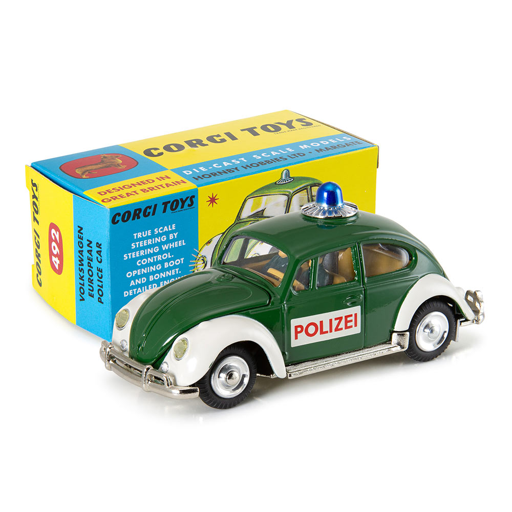 Corgi Toys 492 POLIZEI ミニカー 492 - Volkswagen European Police Car – Corgi Model Club