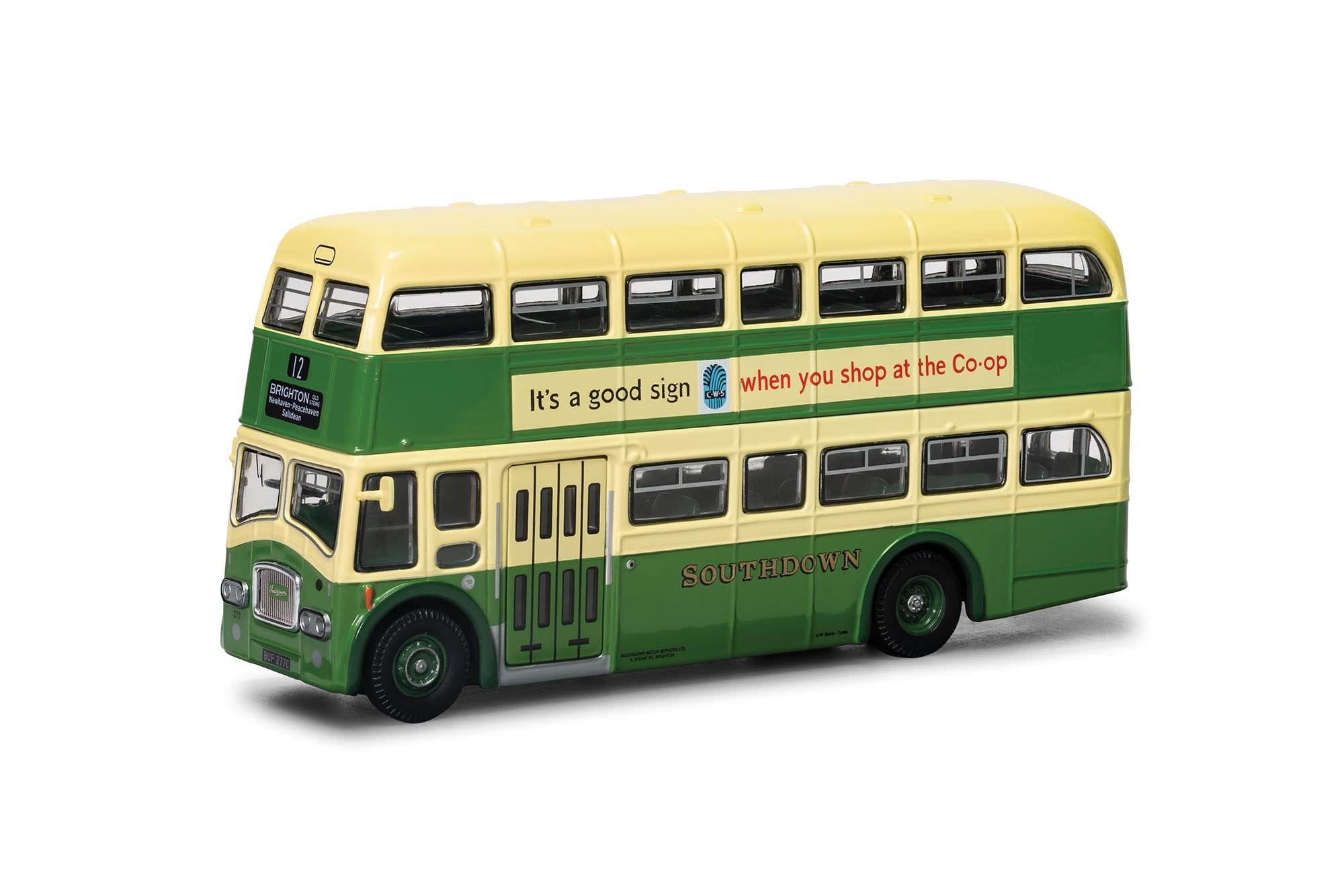 Corgi Leyland PD3 Queen Mary Southdown BUF277C Route 12 Brighton