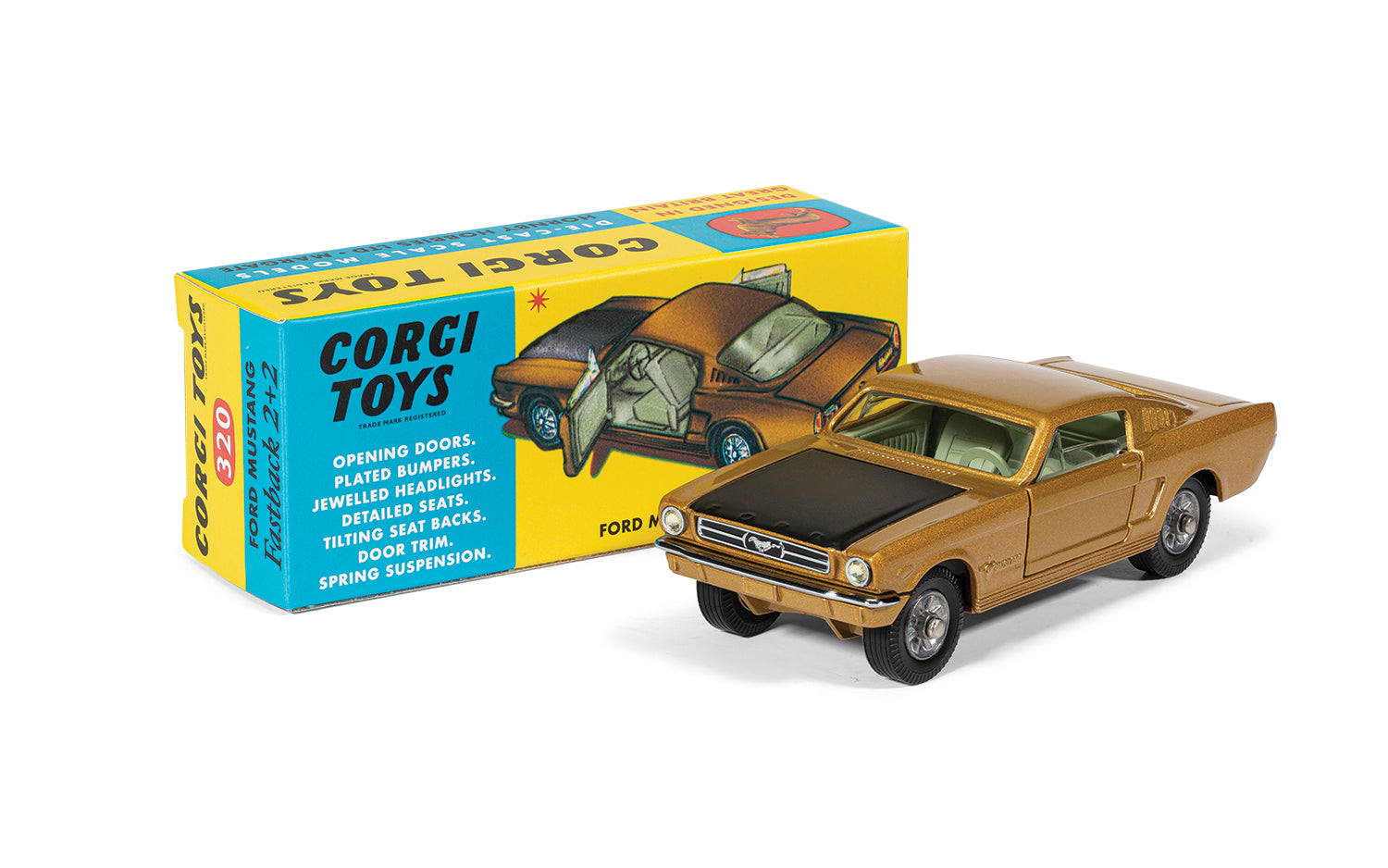 320 Ford Mustang Fastback 2+2 Gold &